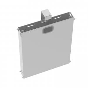 Adapt II mass vertical cable riser for intermediate bench Leg - Silver