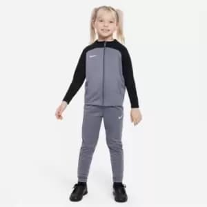 Nike Dri-FIT Academy Pro Little Kids Knit Soccer Warm Up Tracksuit - Grey