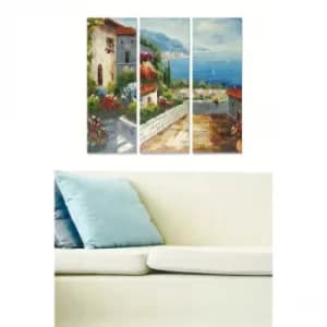 MDFDSCF7607 Multicolor Decorative MDF Painting (3 Pieces)