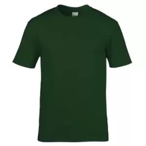 Gildan Mens Premium Cotton Ring Spun Short Sleeve T-Shirt (2XL) (Forest Green)