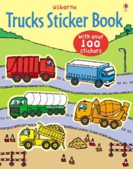 Trucks Sticker Book by Dan Crisp Paperback