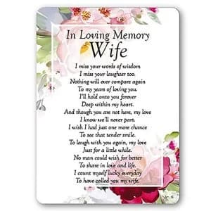 Graveside Memorial Cards - Loving Memory - Wife