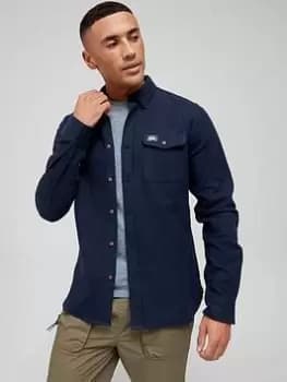 Superdry Trailsman Flannel Overshirt - Navy Size M Men