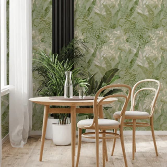 Superfresco Easy Superfresco Easy Temptation Leaves Wallpaper in Light Green Size: 10000mm_x_520mm Light Green 10000mm_x_520mm Unisex 5011583666281