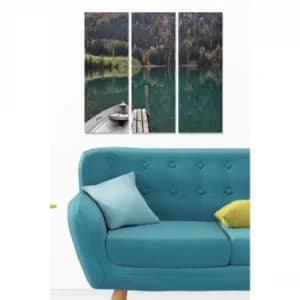 MDF3759823 Multicolor Decorative MDF Painting (3 Pieces)