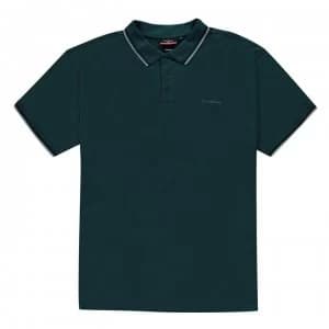 Pierre Cardin XL Tipped Polo Shirt Mens - Teal