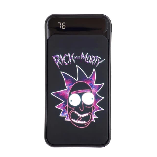 Rick and Morty 10,000mAh Powerbank Black unisex One Size