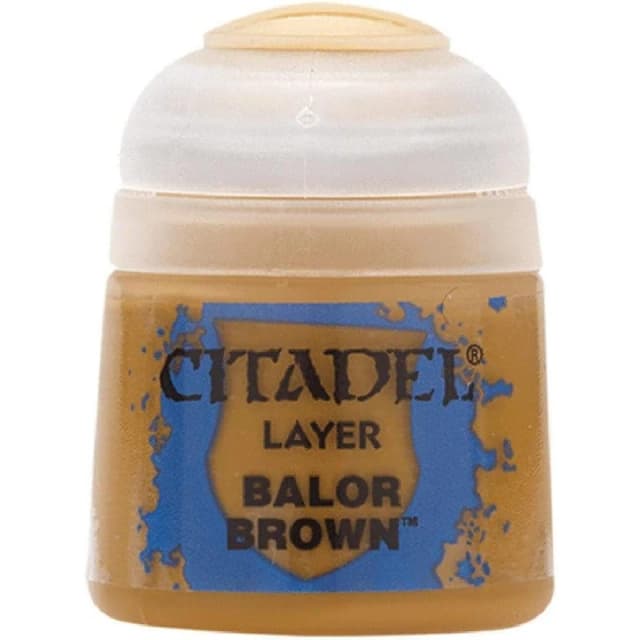 Citadel Games Workshop Colour Layer: Balor Brown (12ml) Paint Multi