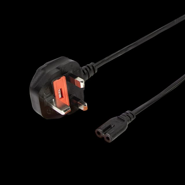 LogiLink Power cable. BS 1363 (UK) to IEC C7. black. 1.8 m