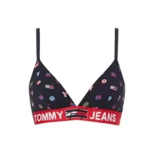 Tommy Bodywear Leopard Triangle Bralette - Multi