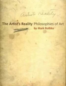 The Artists Reality by Mark Rothko Paperback