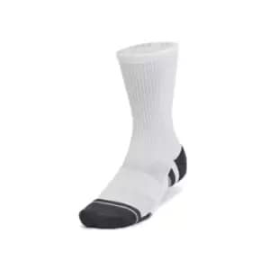 Under Armour Performance Tech 3pk Crew Socks White - XL