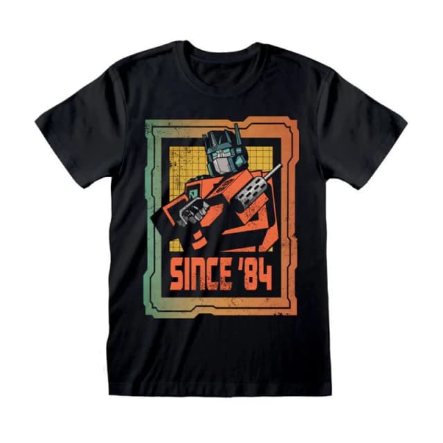 Transformers Transformers Men Since 84 T-Shirt in Black Size: Medium Black M Male 5063750129259
