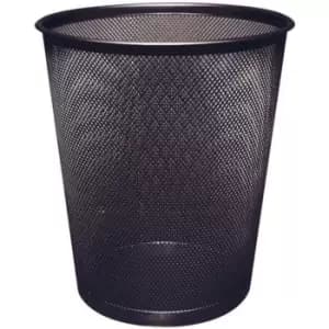 Slingsby Mesh Waste Basket Black