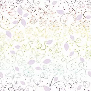 Tinkerbell Fairytale Garden Multicoloured Decorative Wallpaper - 10m