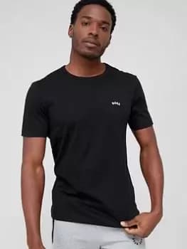 BOSS Tee Curved T-Shirt - Black, Size 2XL, Men