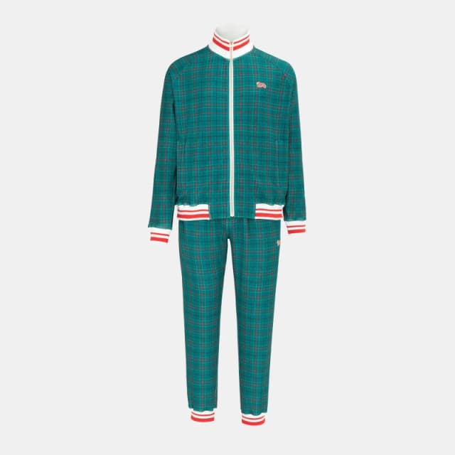 Lonsdale Gent Tracksuit Mens Green Check male S