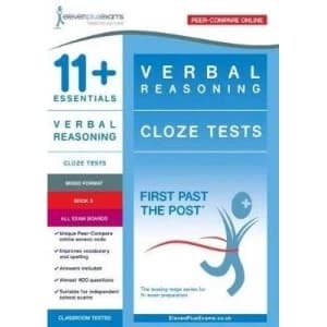 11+ Essentials Verbal Reasoning: Cloze Tests Book 3 Paperback / softback 2018