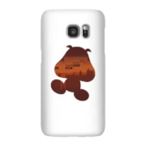 Nintendo Super Mario Goomba Silhouette Phone Case - Samsung S7 - Snap Case - Gloss