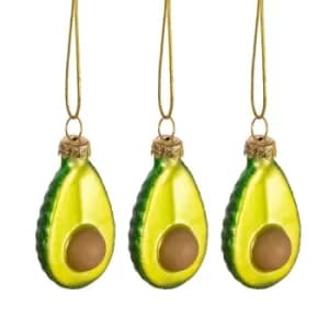 Avocado Mini Bauble Set of 3
