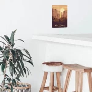 Arizona Multicolor Decorative Metal Wall Accessory