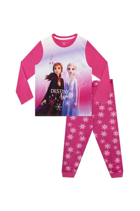 Disney Frozen Elsa and Anna Pyjamas Pink female