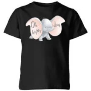 Dumbo Happy Day Kids T-Shirt - Black - 11-12 Years