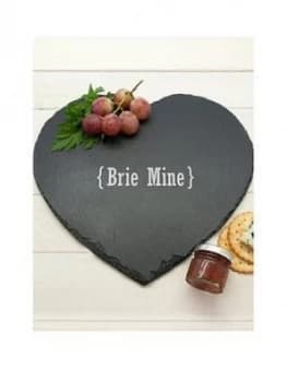 Personalised Brie Mine Cheese Slate