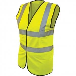 Scan Childrens Hi Vis Waistcoat EN471 Class 2 Yellow 10 - 13