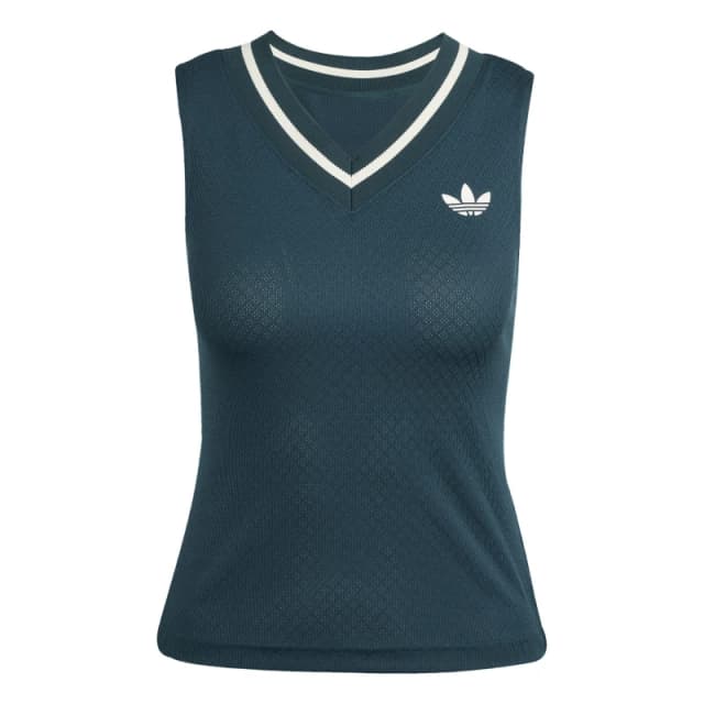 adidas Wimbledon Pro Vest Womens Aurora Ivy female 8 (XS)