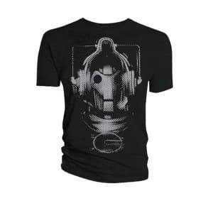 Doctor Who - Cyberman Head Mens X-Large T-Shirt - Grey