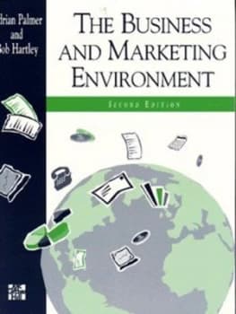 The Business and Marketing Environment by Adrian Palmer and Bob Hartley Paperback