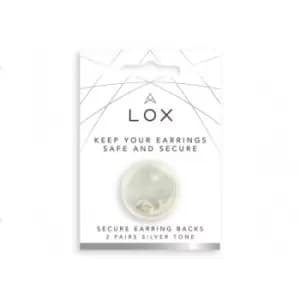 Connoisseurs Silver Secure Earring Backs LOX 2SDP