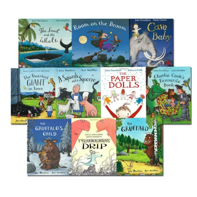Julia Donaldson Picture Book Collection 10 Book Set The Gruffalo Julia Donaldson Books