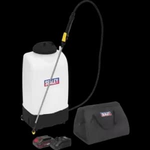 Sealey CP20VGBS 20v Cordless SV20 Series Garden Backpack Sprayer 1 x 2ah Li-ion Charger Bag