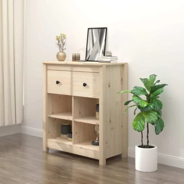 VIDAXL Sideboard 70x35x80cm Solid Wood Pine Vidaxl 8720286922552