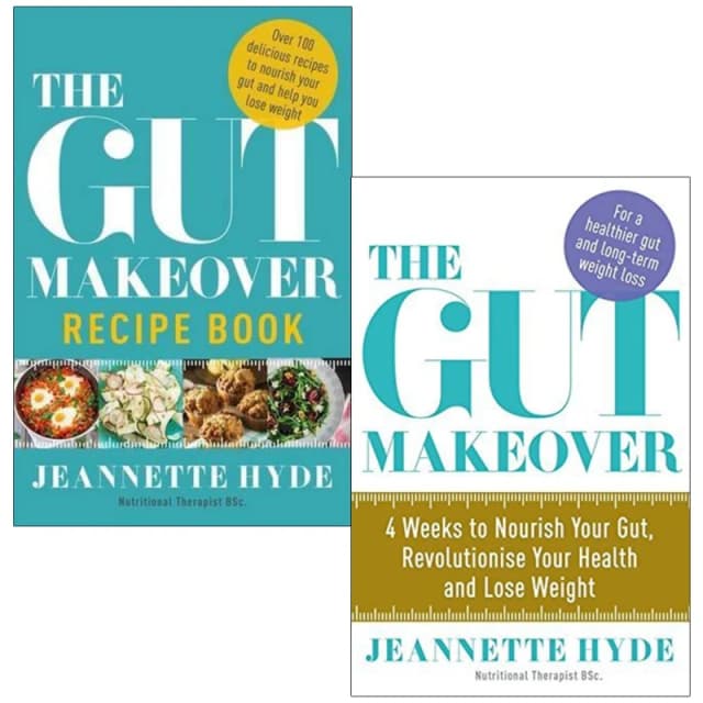 Jeannette Hyde Gut Makeover Collection 2 Books Bundle - Recipe Book Paperback Jeannette Hyde Books