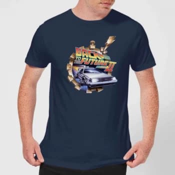 Back To The Future Clockwork T-Shirt - Navy - XS - Navy