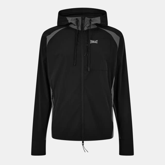 Everlast Windbreaker Sport Jacket Mens Black male S