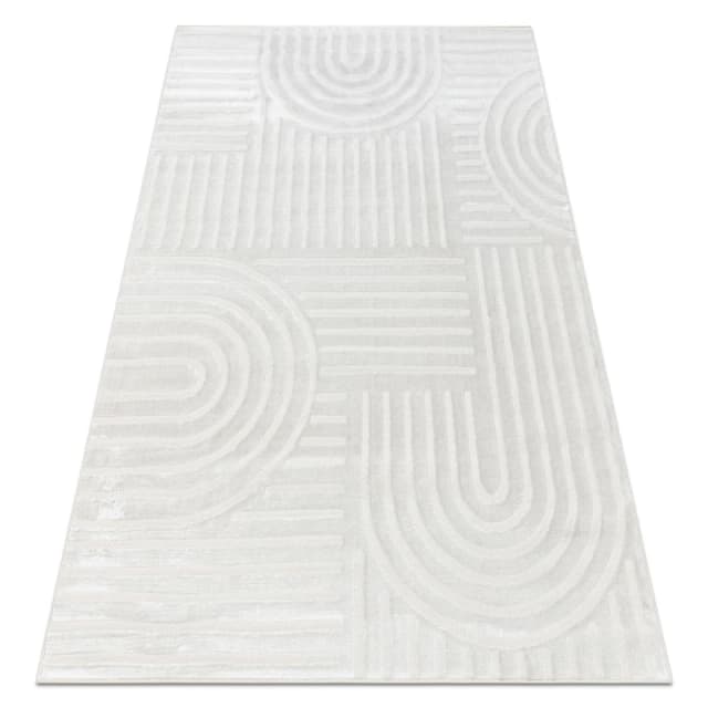 RugsX Carpet Balance 1918 Cream - Geometric, Structural, Glamour 80X150 Cm