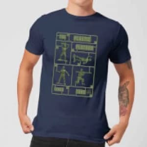 Toy Story Plastic Platoon Mens T-Shirt - Navy - L