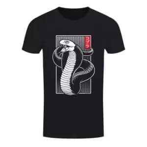 Unorthodox Collective Mens Oriental Fangs T-Shirt (L) (Black/White)