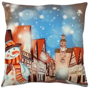 A11887 Multicolor Cushion Winter Scene 2