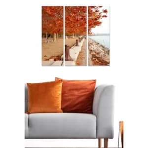 MDF7510790 Multicolor Decorative MDF Painting (3 Pieces)