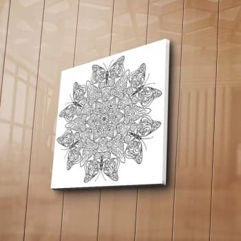 BOYA-68 - No Pen Multicolor Paintable Decorative Canvas Painting