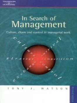 In Search of Management by Tony Watson Paperback