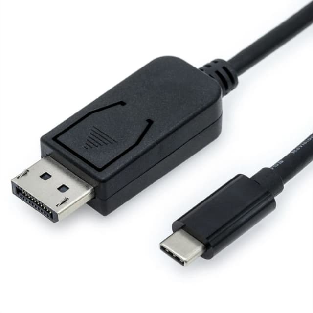 VALUE 11.99.5845 video cable adapter 1m USB Type-C DisplayPort Black
