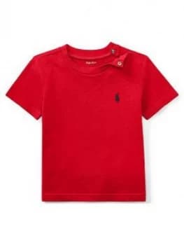 Ralph Lauren Baby Boys Classic Short Sleeve T-Shirt - Red