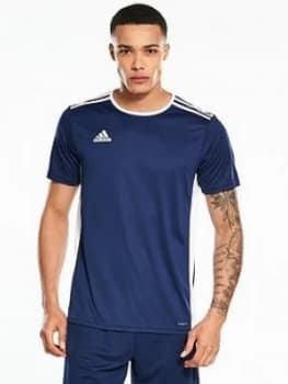 adidas Entrada 18 Training Tee - Navy Size M Men