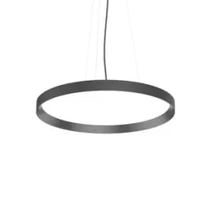 FLY 60cm Integrated LED Pendant Ceiling Light Black, 3000K, IP40